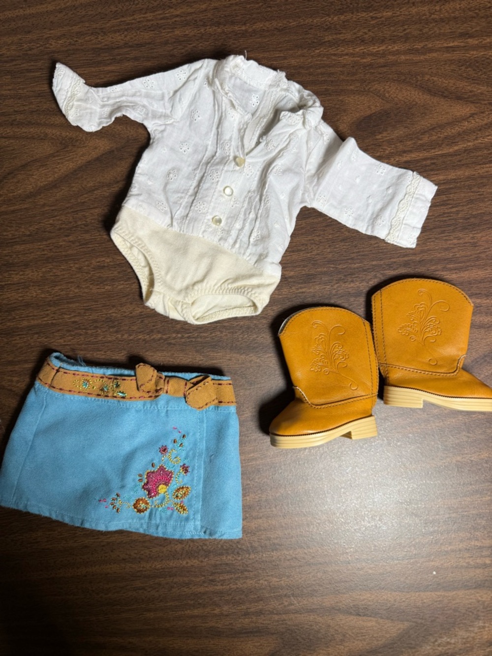 American Girl Nicki Fleming Meet Outfit w/ Boots – Complete Set